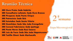 JEMG/2023: Confira a programação das reuniões técnicas presenciais da etapa microrregional.