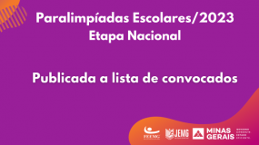 Fique ligado! Lista dos convocados para a etapa nacional das Paralimpíadas Escolares/2023 já está disponível.
