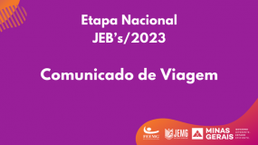 JEB’s/2023: Comunicado de viagem já está disponível.