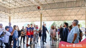 Um novo marco na história do JEMG. Cobertura dos Jogos destaca a visita do Governador em Uberaba.