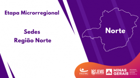 JEMG/2024, etapa microrregional. Já estão disponíveis as sedes da Região Norte.