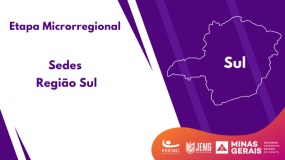 JEMG/2024, etapa microrregional. Já estão disponíveis as sedes da Região Sul.