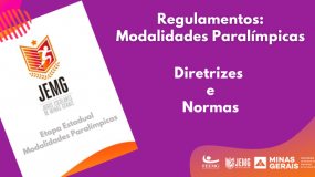 JEMG/2024: Regulamentos das modalidades paralímpicas já estão disponíveis.