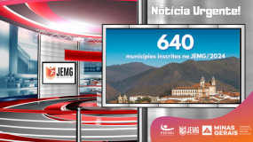 Números que impressionam. Já são 640 municípios inscritos para o JEMG/2024.
