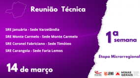 Se liga! Reuniões técnicas da 1ª semana acontecem nesta quinta-feira, 14 de março.