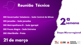 Se liga! Reuniões técnicas da 2ª semana acontecem dia 21 de março.