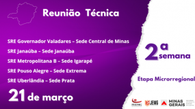 Fique Atento! Reuniões técnicas da 2ª semana acontecem nesta quinta-feira, 21 de março.