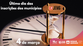 Comunicado importante: Hoje, 4 de março, é o último dia das inscrições dos municípios para participar do JEMG/2024.