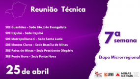 Fique atento! Reuniões técnicas da 7ª semana acontecem nesta quinta-feira, dia 25 de abril.