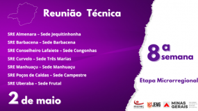 Fique atento! Reuniões técnicas da 8ª semana acontecem nesta quinta-feira, dia 2 de maio.