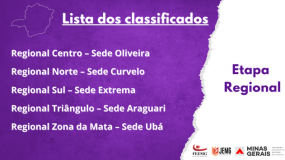 Listas de classificados da etapa regional para a estadual dos Jogos Escolares de Minas Gerais – JEMG/2024 já estão disponíveis.