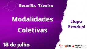 Fique ligado! Programação da reunião técnica da etapa estadual já está disponível.