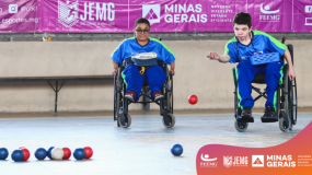O esporte escolar e seus benefícios. Acesse as fotos da modalidade de bocha PCD no JEMG/2024.