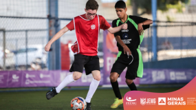 Paixão nacional presente no JEMG. Acesse as fotos da modalidade de Futebol de 7 PC.
