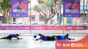 Portas abertas por meio do esporte. Acesse as fotos da modalidade de Goalball no JEMG/2024.