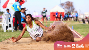 Superação e recorde em meio a milhares de competidores.