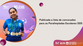 Paralimpíadas Escolares/2025. Publicada a lista de convocados.
