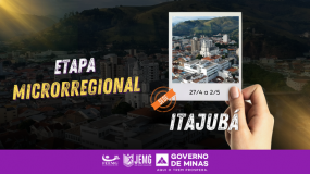 Itajubá: sede da etapa microrregional. Cada desafio se transforma em conquista.