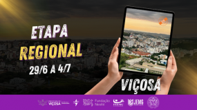 Viçosa: sede da etapa regional. Onde esporte, conhecimento e vida urbana constroem uma cidade em movimento.