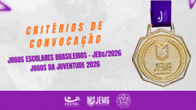 Critérios de convocação para as etapas nacionais já estão disponíveis. Já estão disponíveis os documentos que listam os critérios de convocação para os Jogos Escolares Brasileiros – JEBs e os Jogos da Juventude.