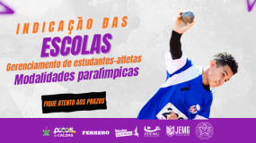 Modalidades Paralímpicas JEMG/2026. Fique atento aos prazos de encerramentos e inscrições. Participe!
