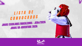 Publicadas as listas de convocados para os Jogos Escolares Brasileiros – JEBs/2026 e os Jogos da Juventude/2026. Acesse e confira!