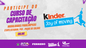 Kinder Joy of Moving promove curso de capacitação. O curso tem o objetivo de intensificar o conhecimento de professores e profissionais da educação que atuam ou têm interesse no paradesporto escolar. Participe!